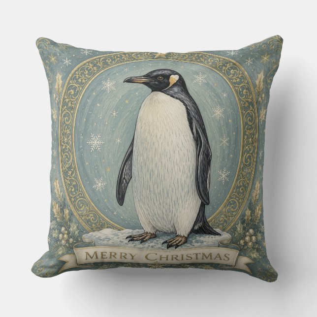 Coussin Les vœux de Noël de l'Empereur (Recto)