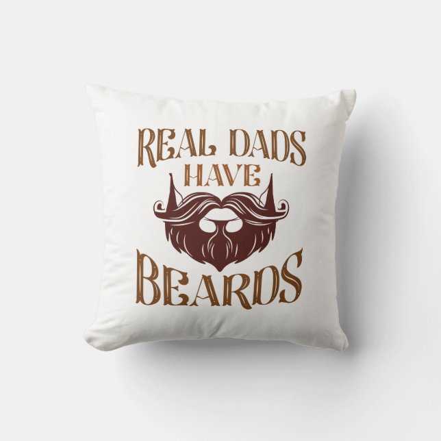 Coussin Les vrais papas ont des oreilles (Recto)