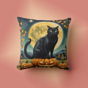 Coussin Les yeux brillants d'Halloween