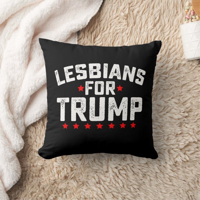 Coussin Lesbiennes Pour Trump Elections Présidentielles LG (Couverture)
