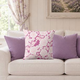 Coussin Leslie 💗 Fleur Baroque Rose