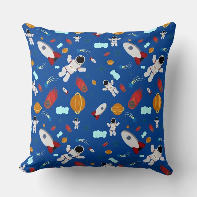 Coussin L'espace extra-atmosphérique pour enfants et Motif (Recto)