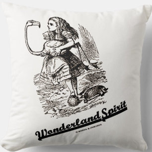 Coussin L'Esprit Du Pays Des Merveilles Alice Et Son Humou