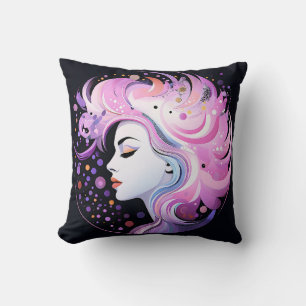 Coussin "L'essence de l'élégance" Beauté des femmes