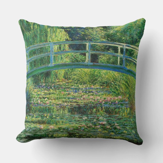 Coussin L'étang Water-Lily, 1899 par Claude Monet (Recto)