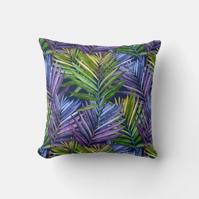 Coussin L'été Breeze Plage tropicale Palms (Recto)