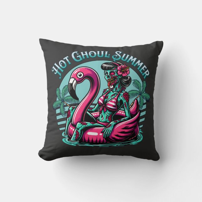 Coussin L'été de Hot ghoul (Recto)