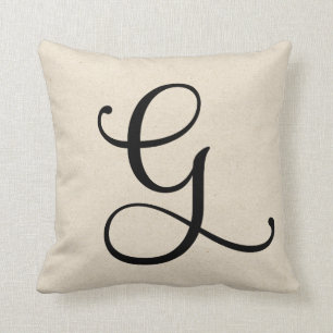 Coussin Lettre G