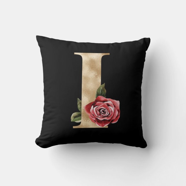 Coussin LETTRE IDÉE DES VACANCES D'Hiver I (Recto)