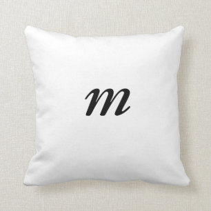 Coussin Lettre m