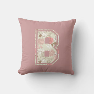 Coussin Lettre monogramme B