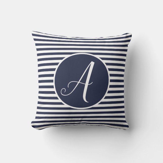 COUSSIN LETTRE MONOGRAPHIQUE CADRE BLANC TISSES COUCHON (Recto)