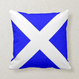 Coussin Lettre nautique M de signal de drapeau