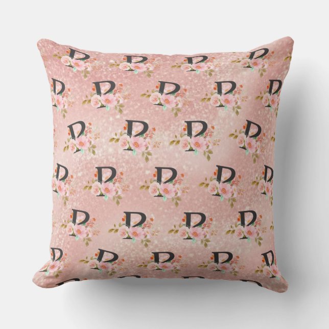 Coussin Lettre P (Recto)