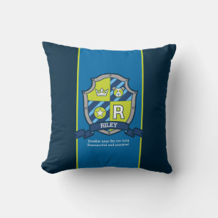 Coussin Lettre R Riley nom signifiant personnalisé