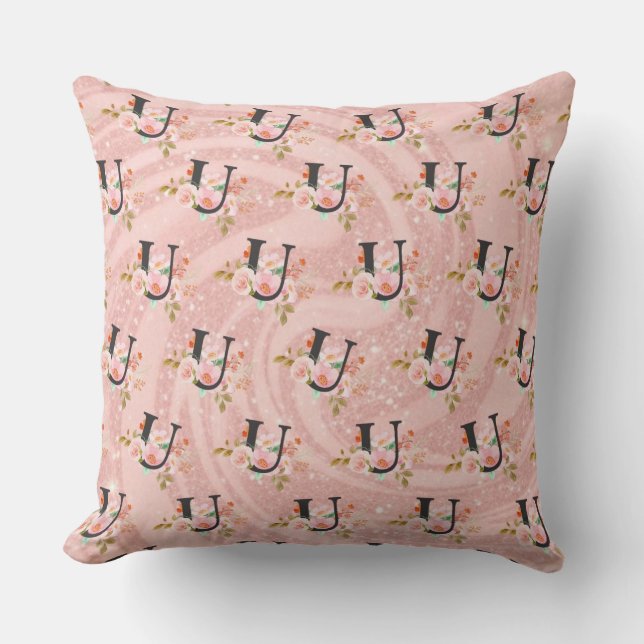 Coussin Lettre U (Recto)
