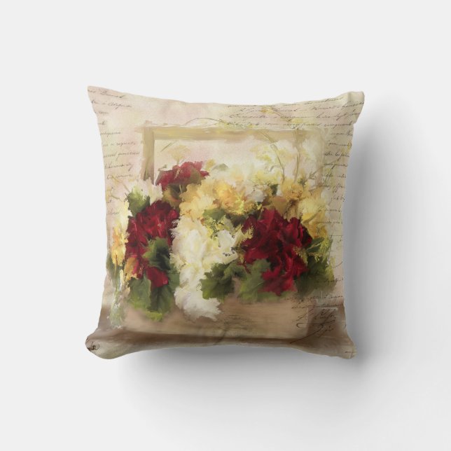 Coussin Lettres d'amour françaises (Recto)
