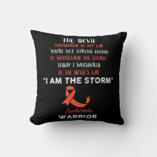 Coussin Leucémie Lutter contre le cancer Ruban 4