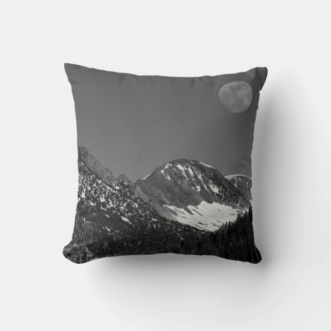 Coussin Lever de lune, Sierra-Nevada, Glacier Point Vista (Recto)