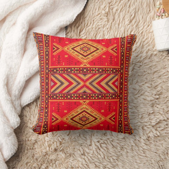 Coussin Lever de soleil marocain : Elégance géométrique du (Couverture)