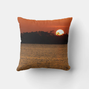Coussin Lever de soleil sur la baie de Perdido