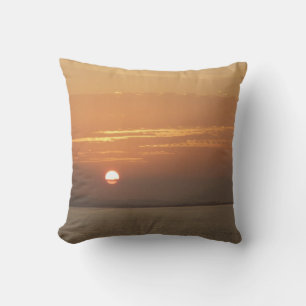 Coussin Lever de soleil sur la mer des Caraïbes Aruba I