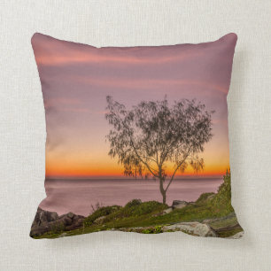 Coussin Lever de soleil sur la plage Armação