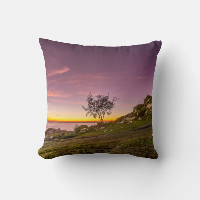 Coussin Lever de soleil sur la plage dans Florianopolis (Recto)