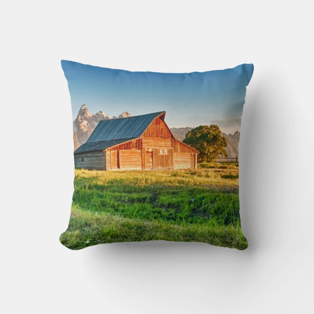 Coussin Lever du soleil à Moulton Barn (Recto)