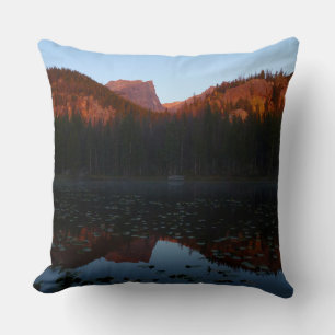 Coussin Lever du soleil au lac Nymph I