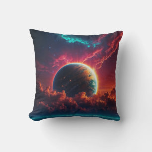 Coussin Lever du soleil céleste