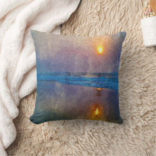 Coussin Lever du soleil du bord de mer