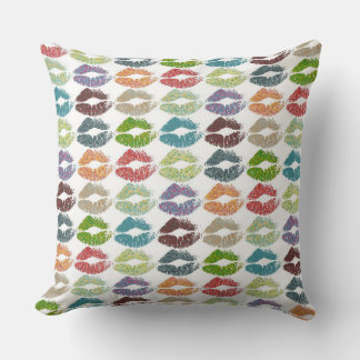 Coussin Lèvres colorées élégantes #16
