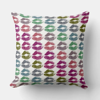 Coussin Lèvres colorées élégantes #34
