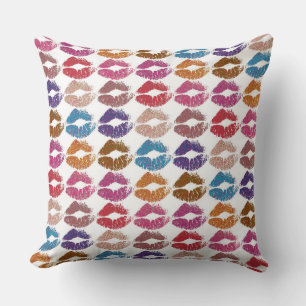 Coussin Lèvres colorées élégantes #6