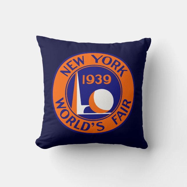 Coussin L'Exposition universelle 1939 de New York (Recto)