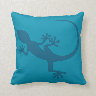 Coussin Lézard bleu, geko - Faraglioni, Capri, Italie