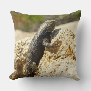 Coussin Lézard épineux à dos jaune à Joshua Tree