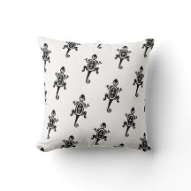 lézard noir aztèque