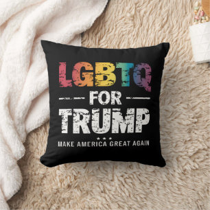 COUSSIN LGBTQ POUR TRUMP GAY LESBIENNE POUR TRUMP 2024 