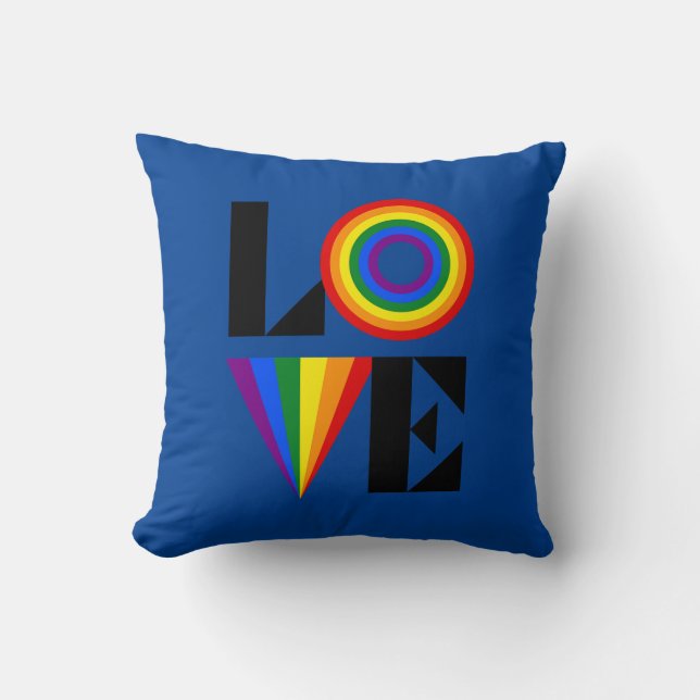 COUSSIN LGBTQIA+ AMOUR THROWE CUSHION (Recto)