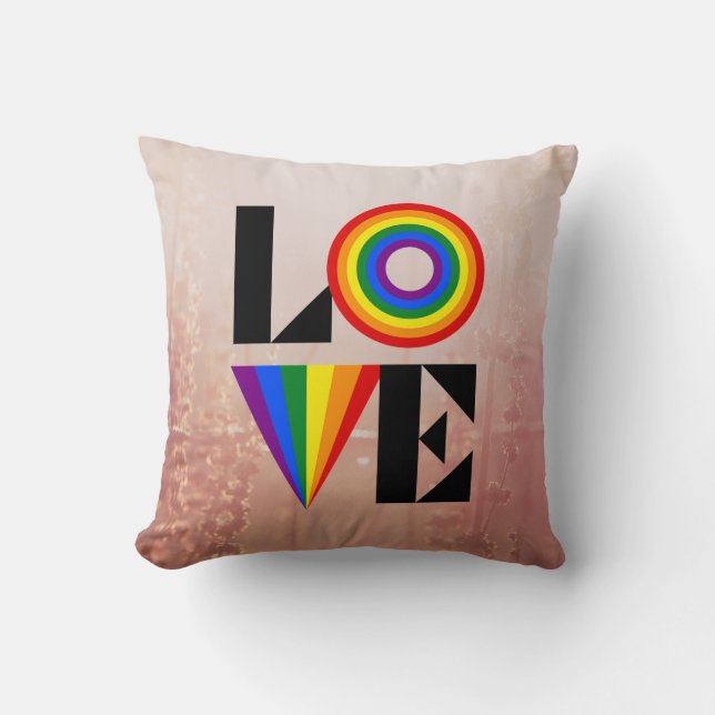 COUSSIN LGBTQIA+ AMOUR THROWE CUSHION (Recto)