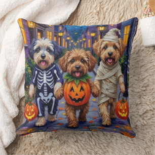 Coussin Lhassa Apso Trick-or-Treating En Costumes Hallowee