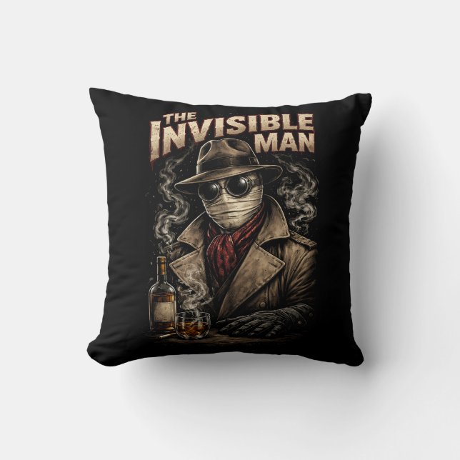 Coussin L'Homme invisible (Recto)
