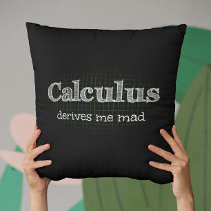 Coussin L'humour de maths me rend fou Calcul