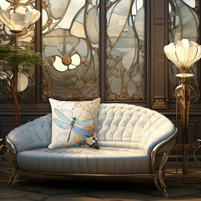 Coussin Libellule gracieuse Nouveau intemporel (Créateur téléchargé)