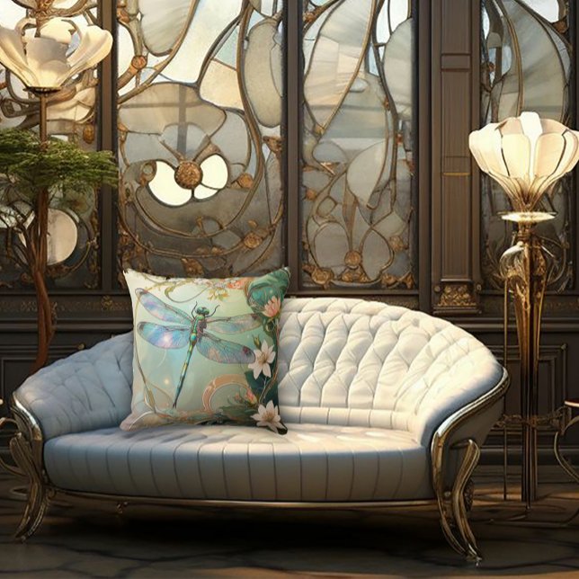 Coussin Libellule gracieuse Nouveau sans âge (Créateur téléchargé)