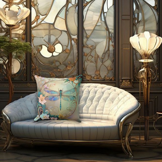 Coussin Libellule gracieuse Nouveau sans âge (Créateur téléchargé)
