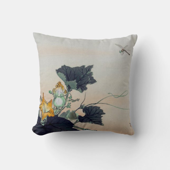 Coussin Libellule vintage (Recto)