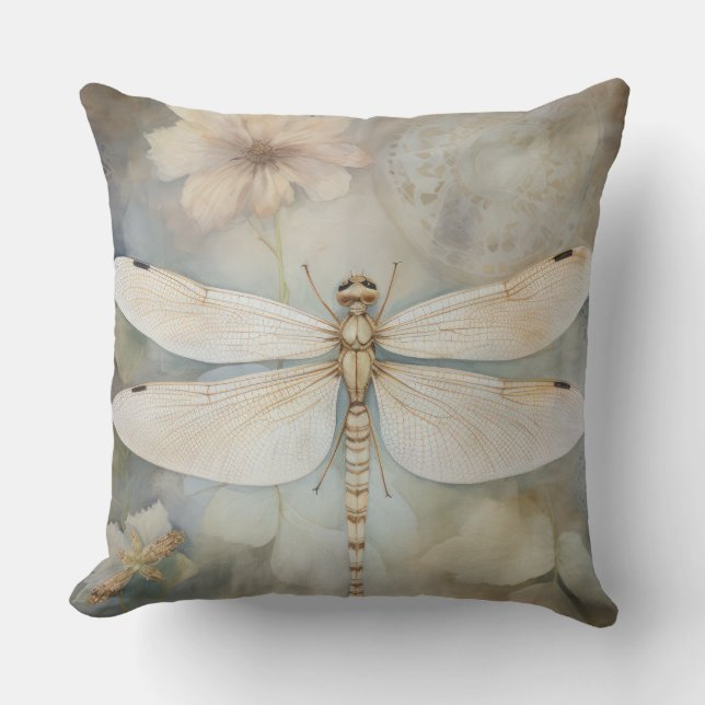 Coussin Libellule Vintage (Recto)